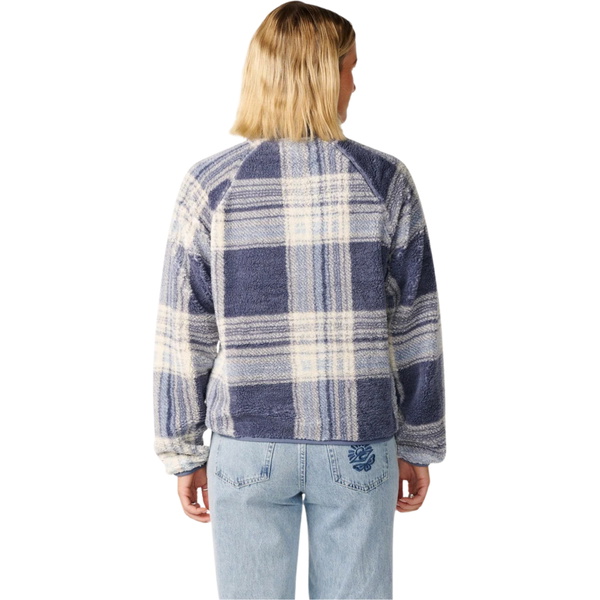 Rip Curl Womens Paraiso 1/4 Zip Polar Fleece 0EUWFL - Navy